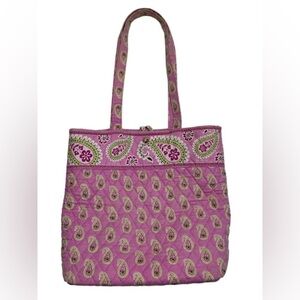 Vera Bradley Bermuda Pink Paisley Shoulder Bag